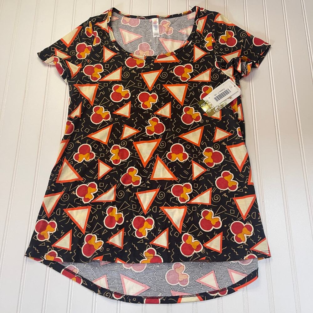 NWT Lularoe X Disney Tunic Top‎ Irma Minnie Mouse Womens XS